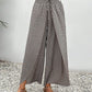 PANTALON LARGE À IMPRIMÉ GÉOMÉTRIQUE