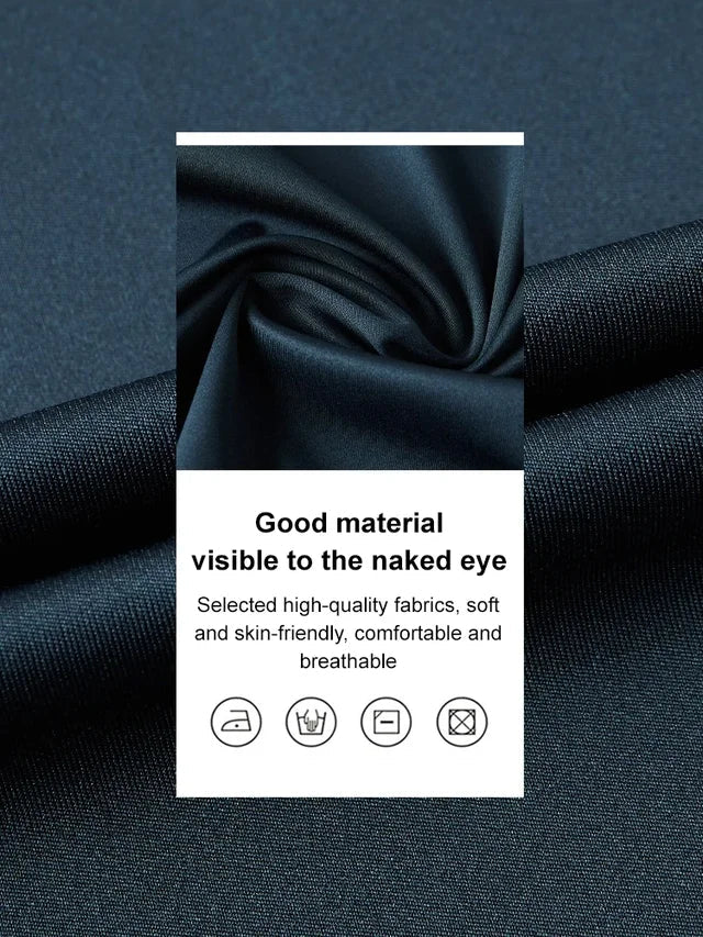 🔥 Offre à moitié prix🔥Chemise d'affaires en soie Quick Dry Ice pour hommes