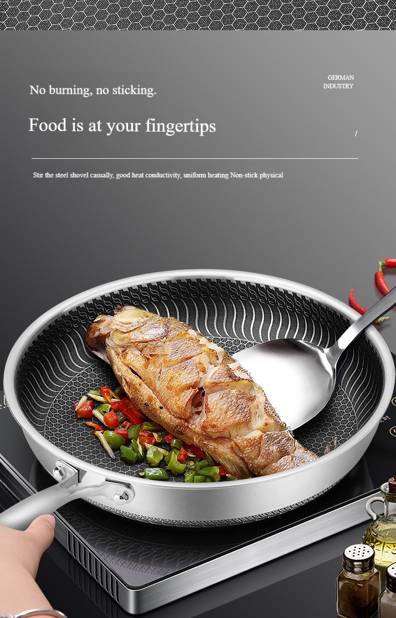 🏠🚀50 % de réduction!!! 🍳Poêle antiadhésive de première qualité avec couvercle