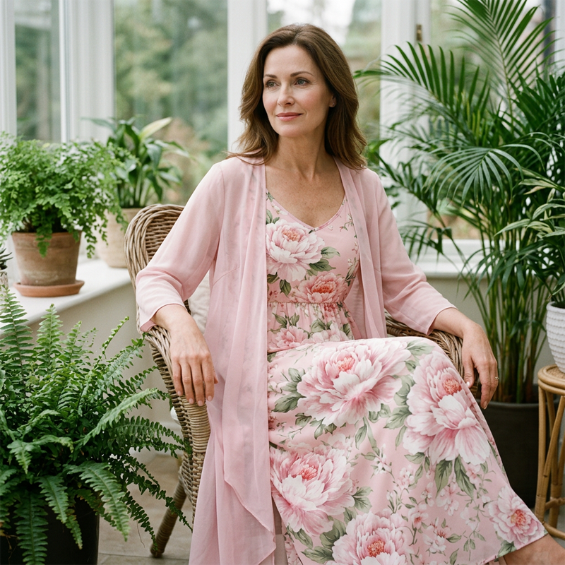 🌸👗Ensemble deux pièces fleuri élégant pour femme – le look parfait pour les vacances d'été✨