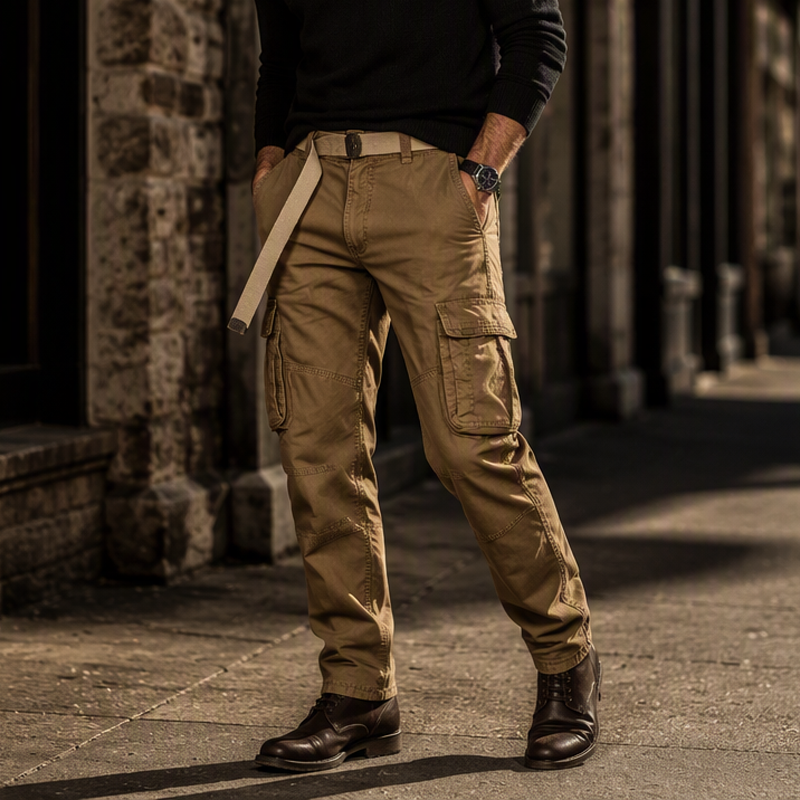 Pantalon cargo tactique multi-poches pour homme