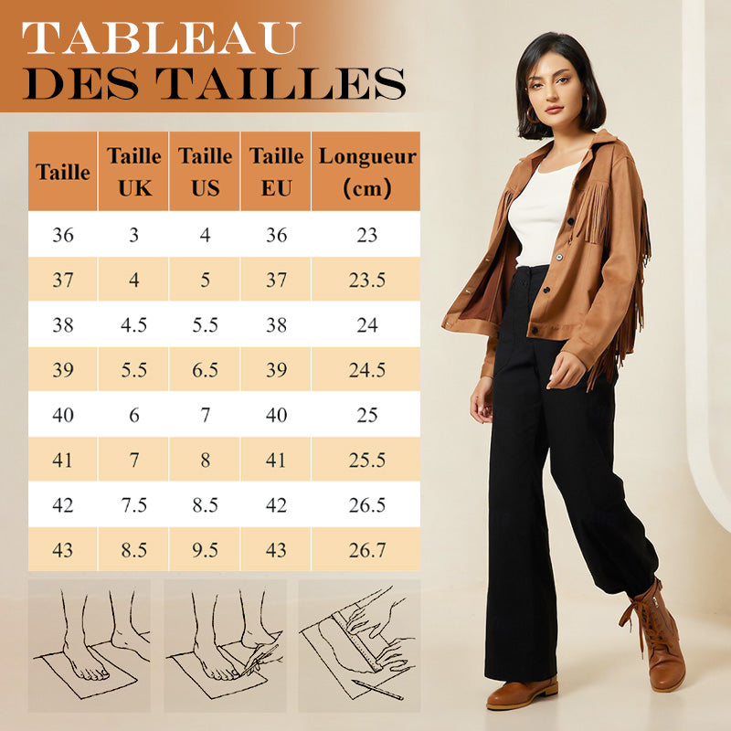 👢 Confort & Maintien | Bottines Femme en Cuir à Fermeture Latérale