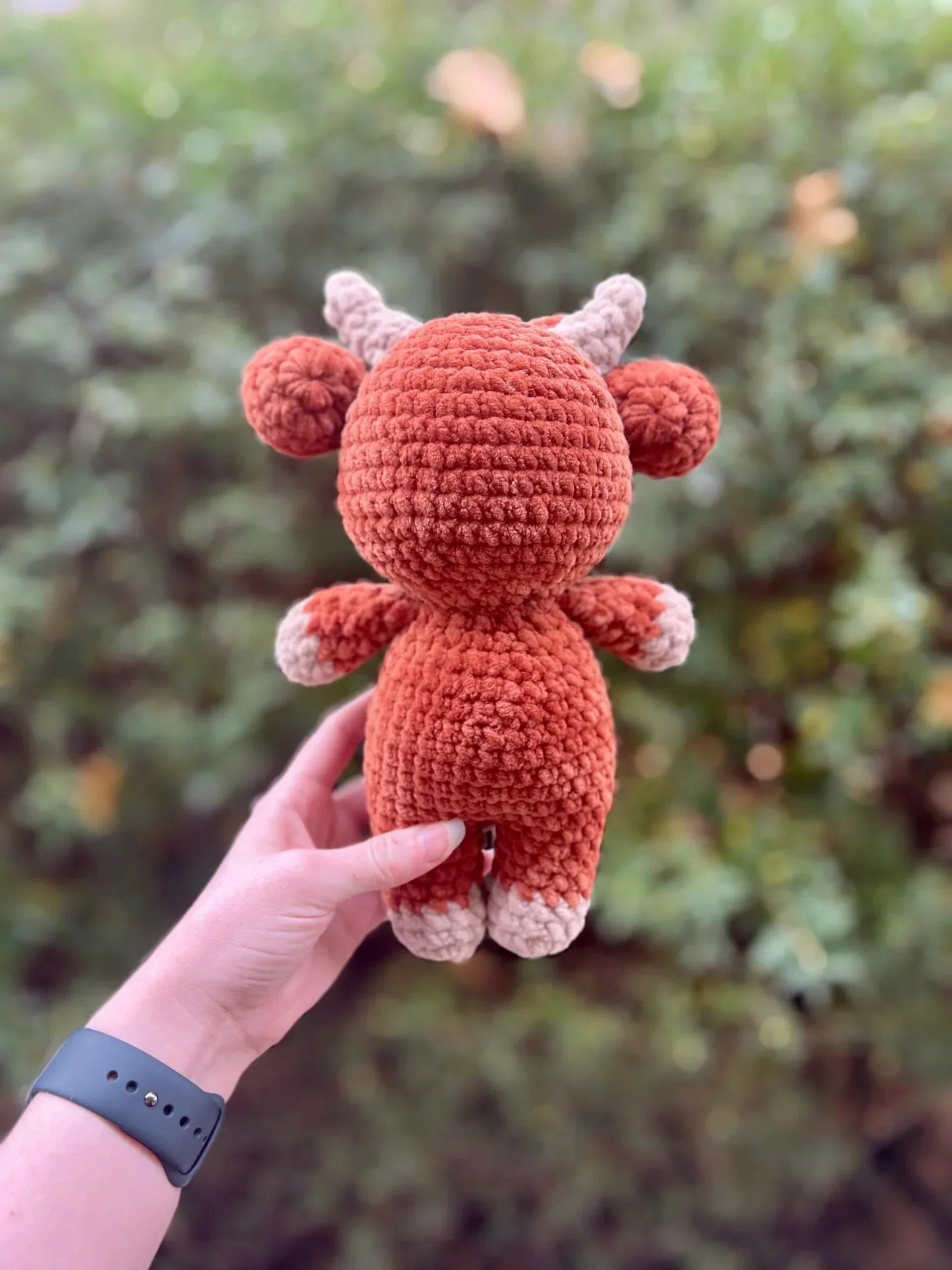 🎅Soldes de Noël 50 % DE RÉDUCTION !!🎄🔥Modèle de crochet Amigurumi vache des Highlands🐮- Kit DIY et peluche fini