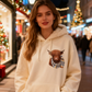 🐮💛 Sweat à Capuche Highland Cow Doublé Polaire – Ultra Doux & Confortable pour les Soirées Fraîches