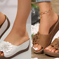 🔥2025 Nouvelle vente à moitié prix🔥🌸Women's Comfort Flower Slip-On Sandals