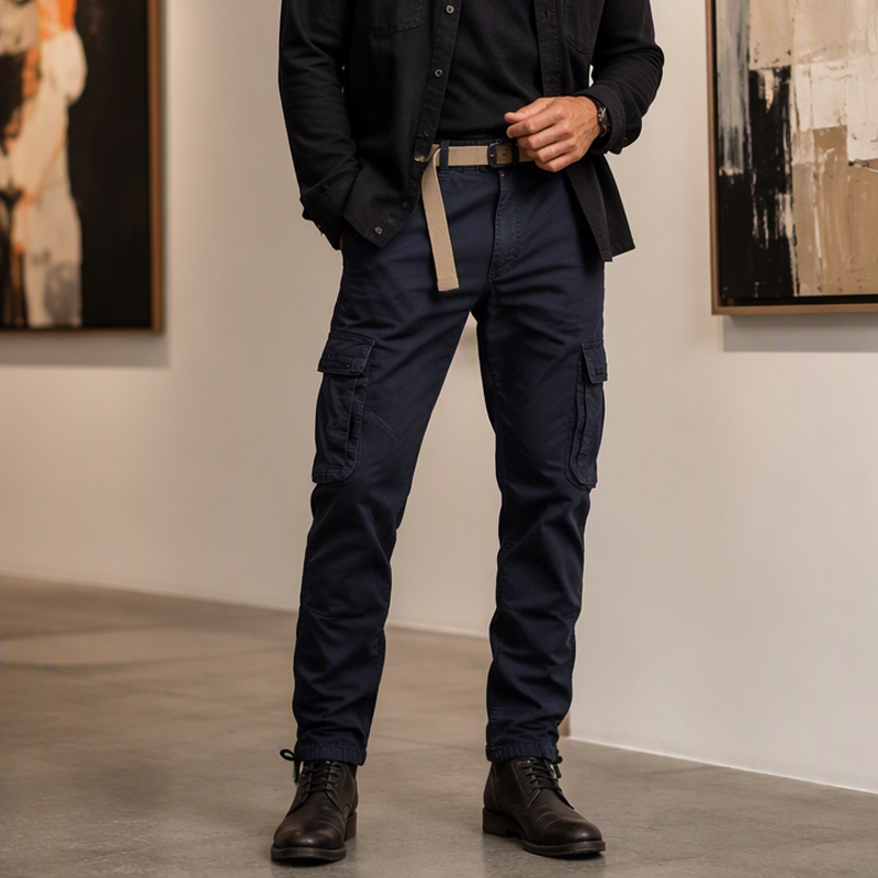 Pantalon cargo tactique multi-poches pour homme