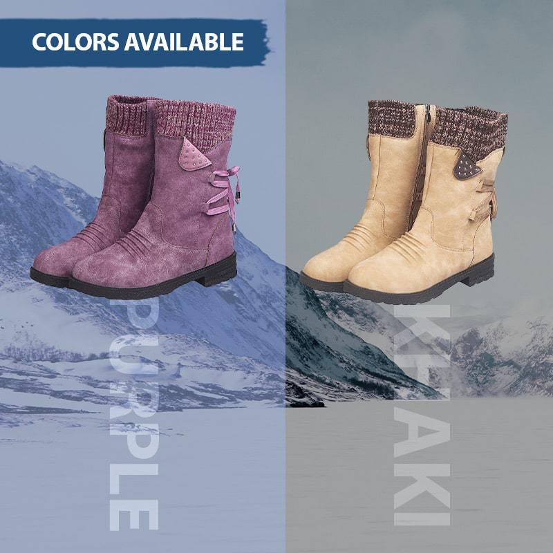 Bottes étanches PREMIUM avec fermeture éclair jusqu'à mi-mollet🥰🥰Soldes de Noël -49% OFF