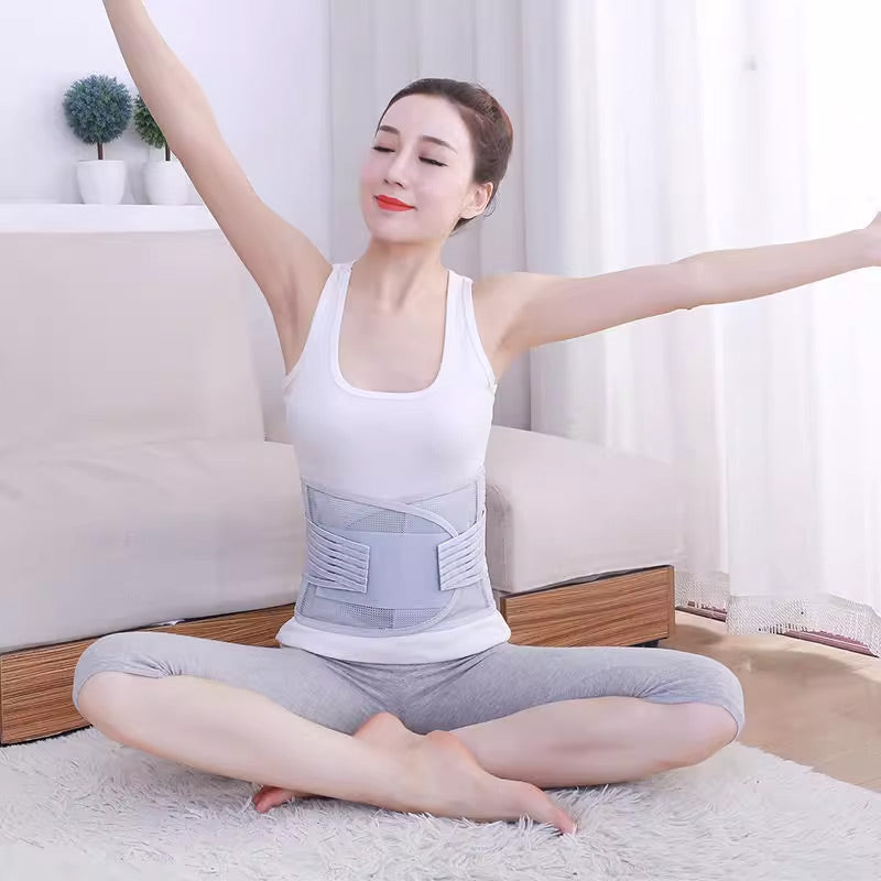 Protection de la taille en maille thermocomprimée respirante pour le soutien des plaques d'acier