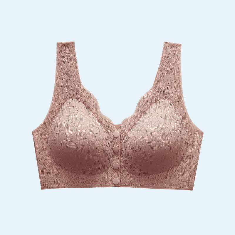 Soutien-gorge de nuit à bouton avant pour femmes d'âge moyen et âgées