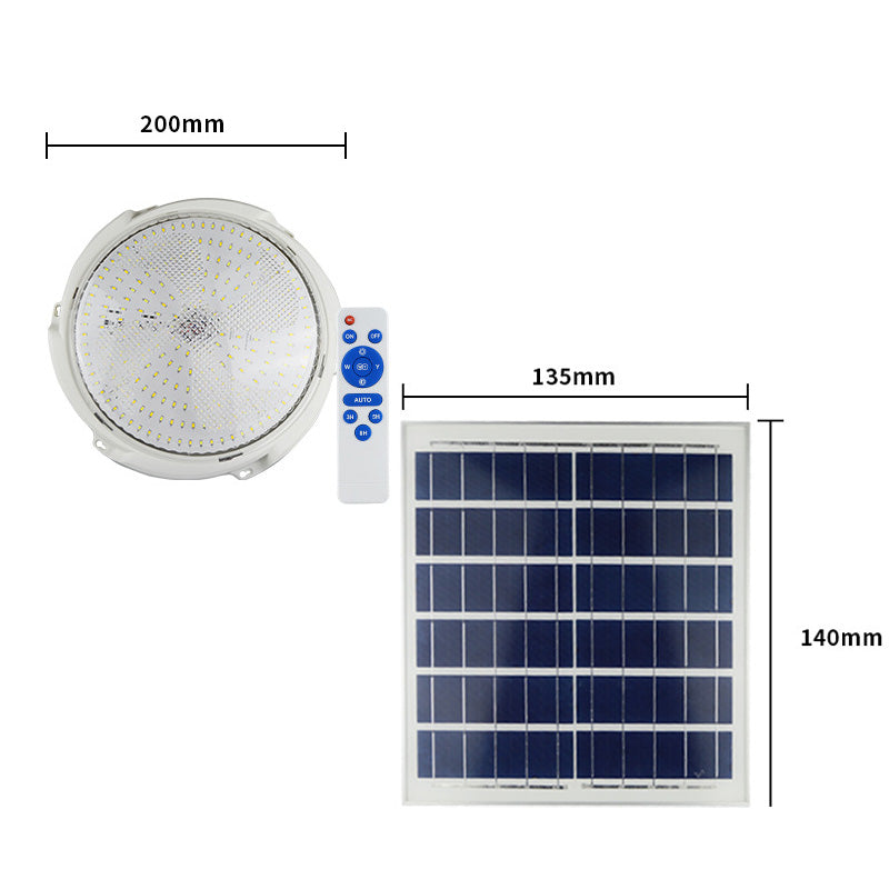 Luminaires solaires à LED pour intérieur et extérieur