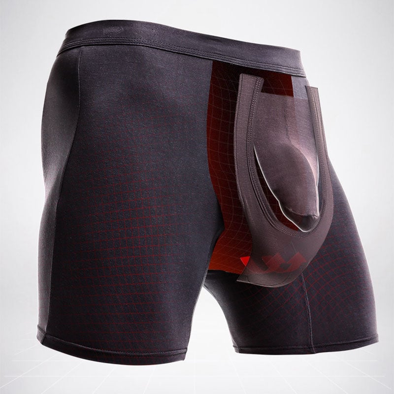 🔥Dernier jour, prix super bas🔥Boxer pour hommes avec pochette séparée, le plus récent 2024