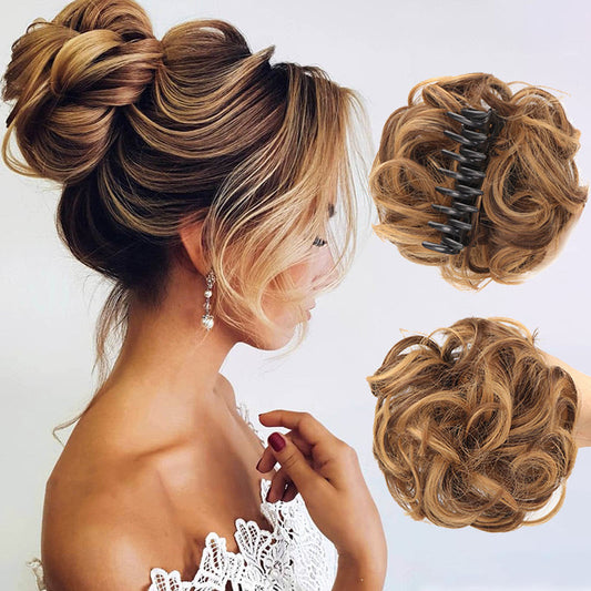 Perruque à Pinces avec Cheveux Naturels