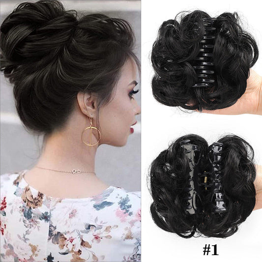 Perruque à Pinces avec Cheveux Naturels