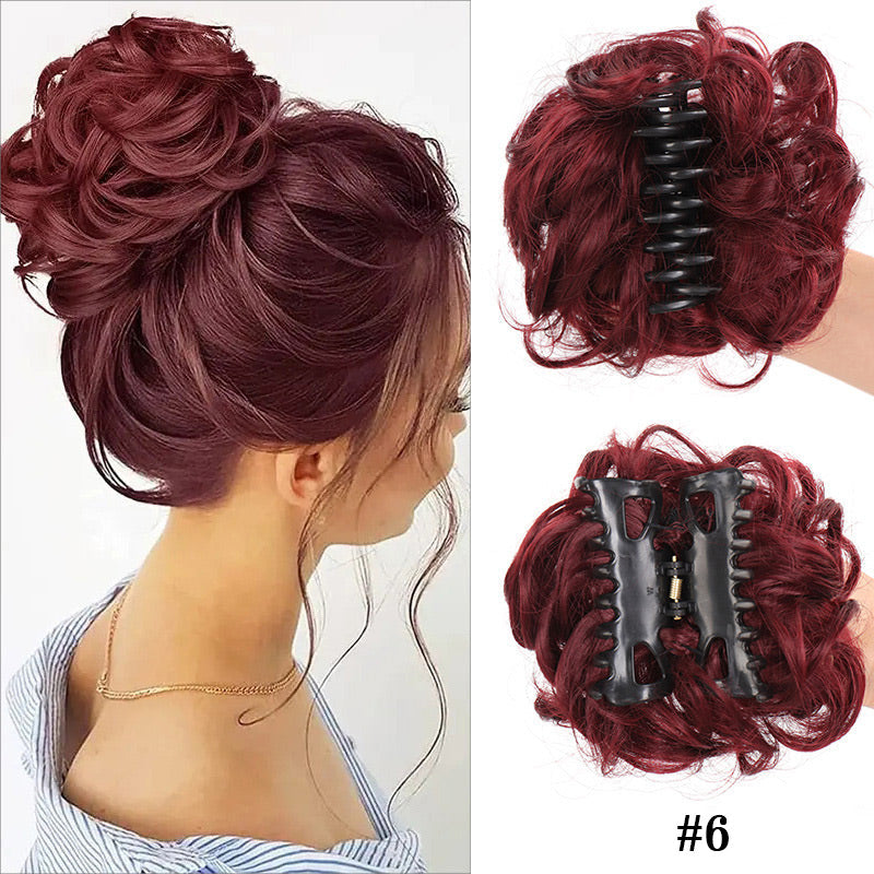 Perruque à Pinces avec Cheveux Naturels