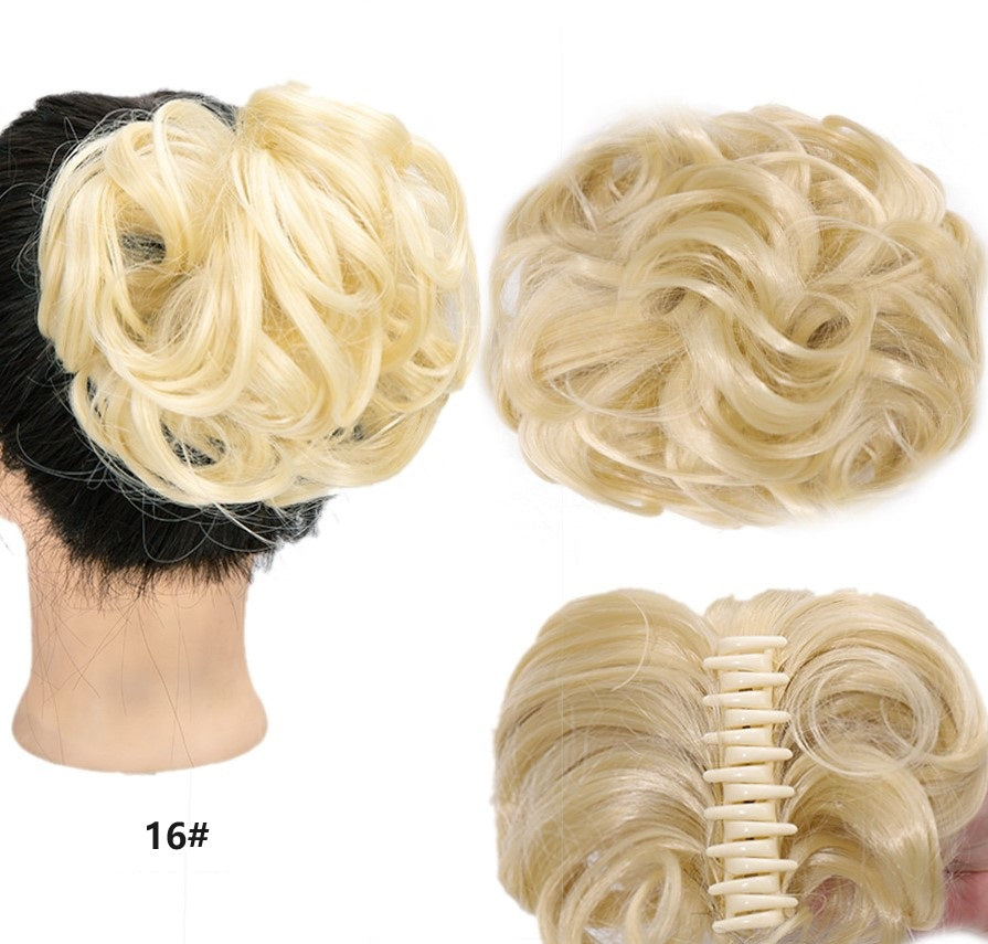 Perruque à Pinces avec Cheveux Naturels