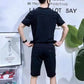 🔥 VENTE DU DERNIER JOUR - 55% DE RÉDUCTION 🔥 Ensemble 2 pièces Top et short à manches courtes pour hommes