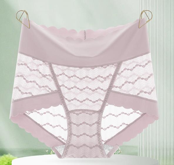 Culottes Taille Hautes Sans Coutures Respirantes en Dentelle