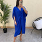 Robe torsadée décontractée et ample