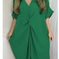 Robe torsadée décontractée et ample