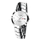 Montre quartz ronde pour homme, style décontracté et professionnel