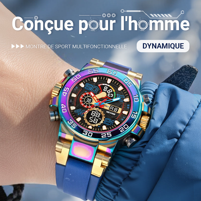 ⌚ 50 % DE RÉDUCTION ! ✨ Montre LED multifonctionnelle - Écran numérique étanche, 7 modes sportifs avec surveillance du sommeil 🌟🔋
