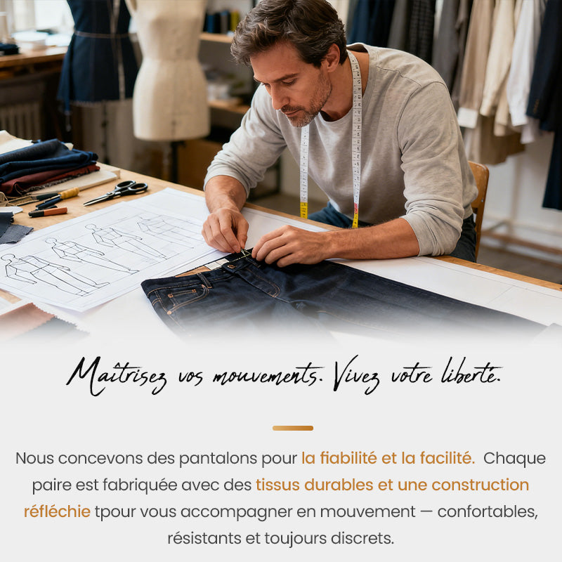 🔥 SOLDES 50 % DE RÉDUCTION 🥰Pantalon cargo haut, extensible et résistant, avec plusieurs poches