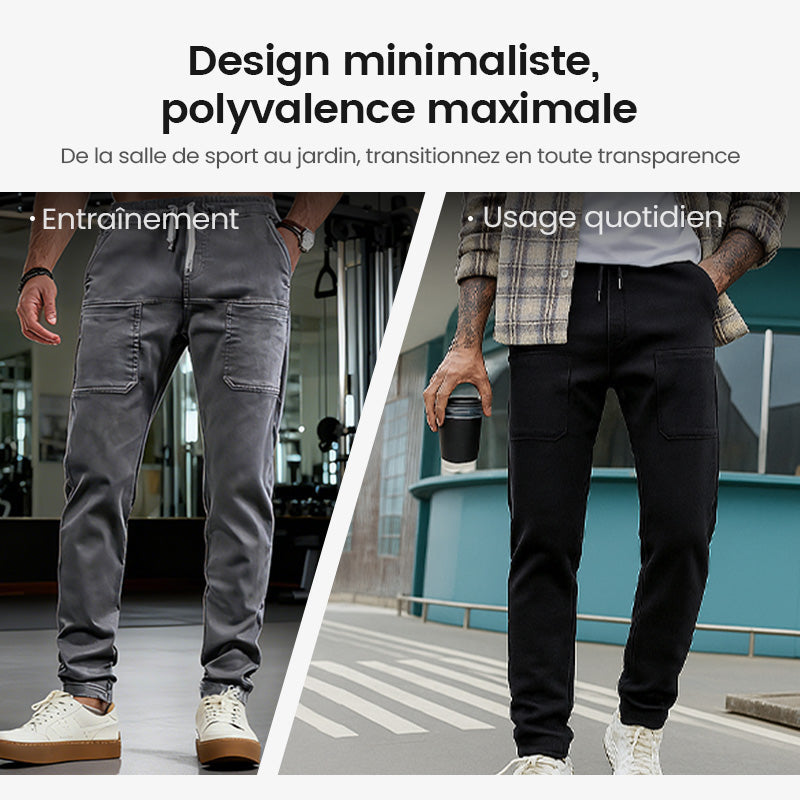 🔥 SOLDES 50 % DE RÉDUCTION 🥰Pantalon cargo haut, extensible et résistant, avec plusieurs poches