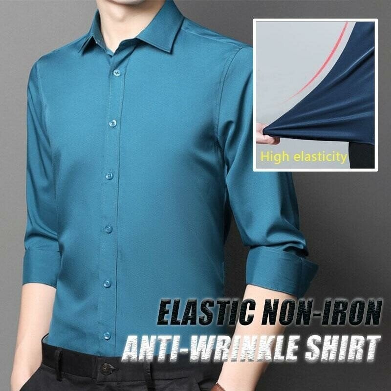 💥Offre à moitié prix🥰Chemise stretch infroissable sans repassage