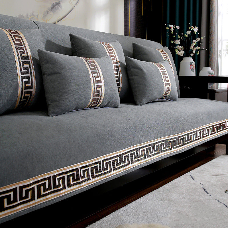 Nouveaux coussins de canapé en peluche de style vintage