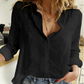 Nouveau Offre spéciale-dames décontracté à manches longues chemise en lin