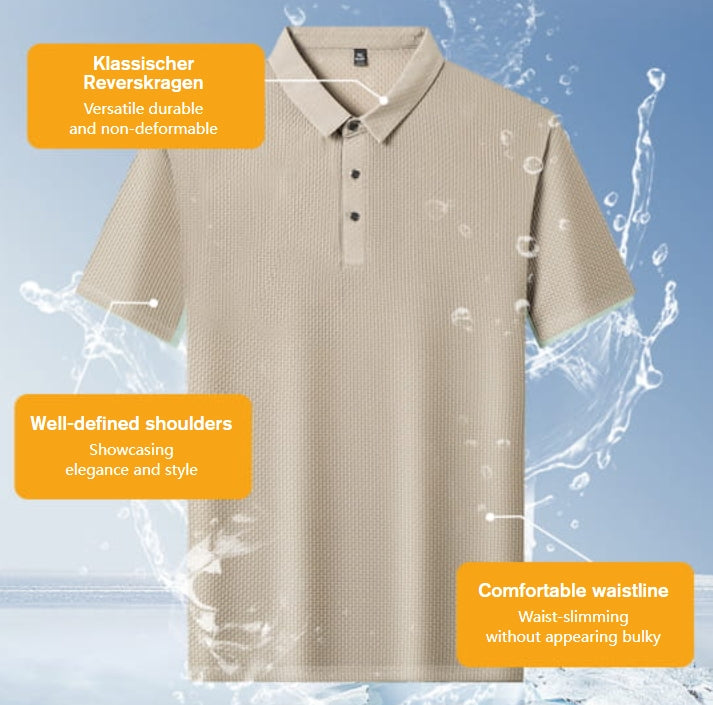 👔Chemise Homme en Soie Glacée✨Texture Luxueuse et Respirante pour Événements Élégants ou Quotidien🎩🔥