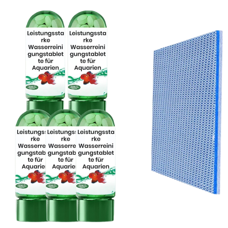 💎 1 ACHETÉS, 1 GRATUITS ! 💎 Comprimés Nettoyant Aquarium Multi-fonctions 2026 – Eau Cristalline en Minutes, Sûrs pour Poissons & Plantes