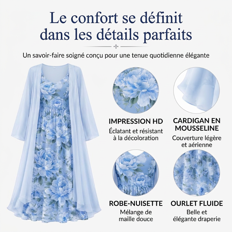 🌸👗Ensemble deux pièces fleuri élégant pour femme – le look parfait pour les vacances d'été✨