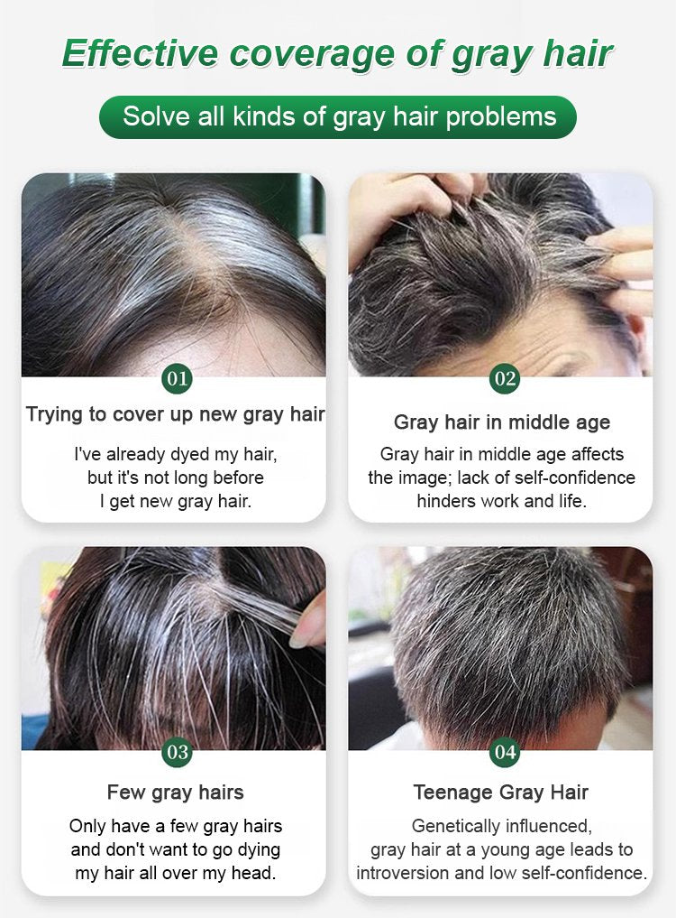 📢🌸👧Acheter 3  Obtenez  2 Gratuit🌸 Essence de fruits Peignon de teinture de cheveux