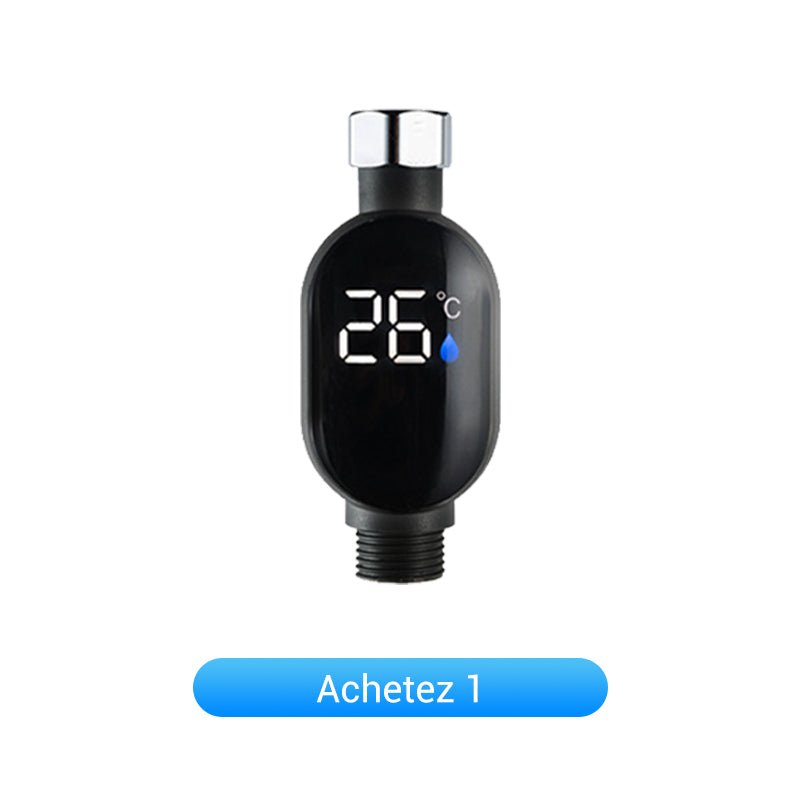 🔥 50% DE RÉDUCTION ! ✨ Thermomètre Numérique de Douche - Écran LCD Rétroéclairé, Mesure Instantanée, Alerte Précise 🚿💧