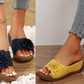 🔥2025 Nouvelle vente à moitié prix🔥🌸Women's Comfort Flower Slip-On Sandals