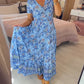 👗 50% DE RÉDUCTION ! 💃 Robe Longue à Col en V Imprimée – Coupe Élégante, Tissu Confortable & Style Polyvalent ✨