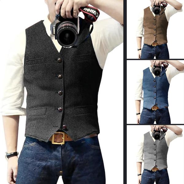 💼 Bureau → Bar | Gilet en Laine Mérinos Premium | Upgrade Élégant Instantané 🍻【50% DE RÉDUCTION】