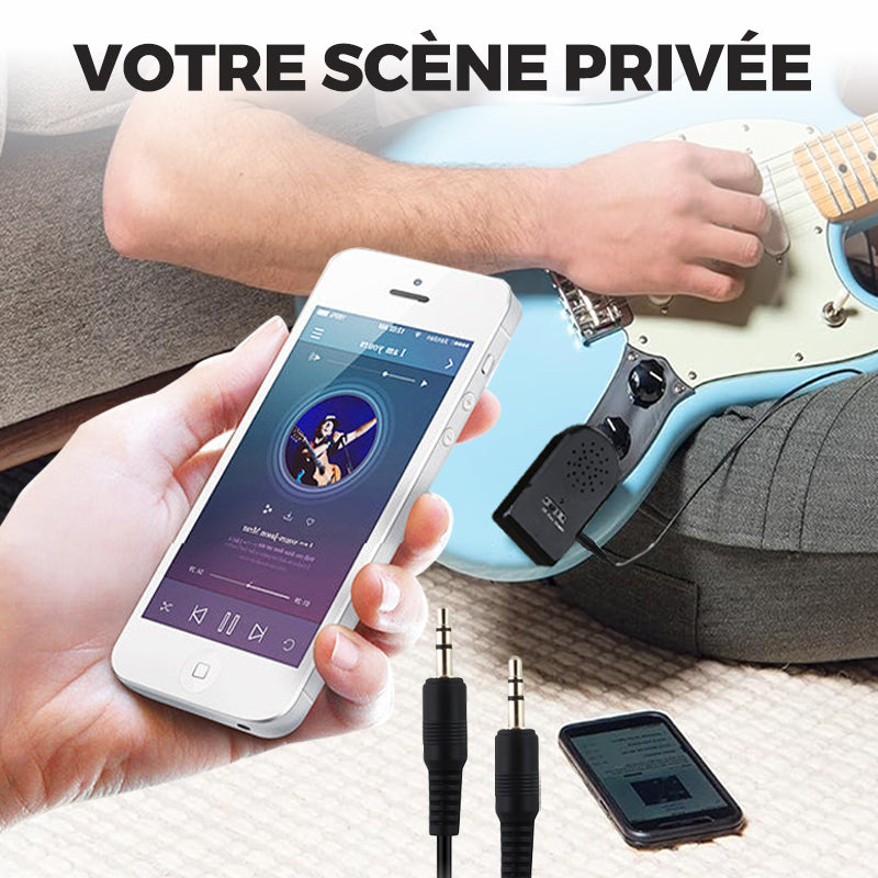 🔥 Mini Guitar Amp Pro 🎸 30W Son HD 🔊 20H d'Autonomie 🔋 Prêt pour le Busking 🌆 ACHETEZ PLUS, ÉCONOMISEZ PLUS ! 🎁