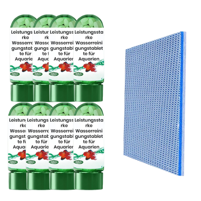 💎 1 ACHETÉS, 1 GRATUITS ! 💎 Comprimés Nettoyant Aquarium Multi-fonctions 2026 – Eau Cristalline en Minutes, Sûrs pour Poissons & Plantes