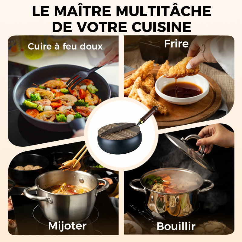 🔥Wok Épais en Fonte Non Revêtu🎁C'est le dernier jour de la promotion🚨 !