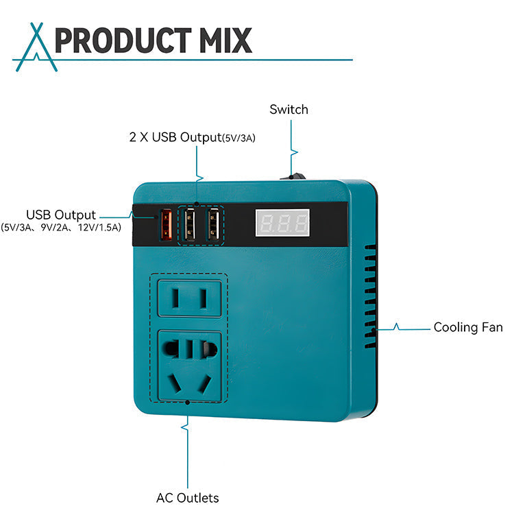 🧰️Onduleur Smart avec batterie au lithium