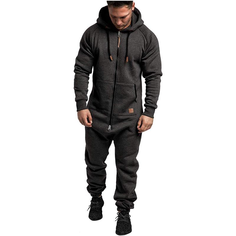 🎁 Nouveautés en promotion à 50% 💥 Combinaison à capuche en polaire uni