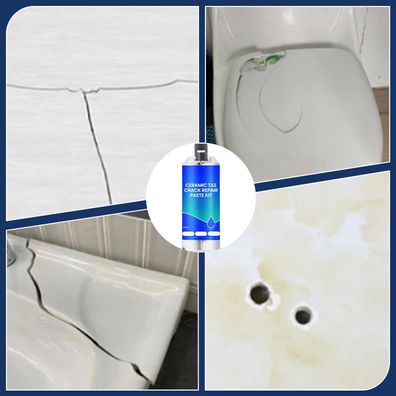 💧Adhésif de réparation multifonctionnel, imperméable et anticorrosion🔥 (convient aux carreaux de sol en céramique, aux murs et aux plans de travail de cuisine) permet de gagner du temps et de réduire les coûts.