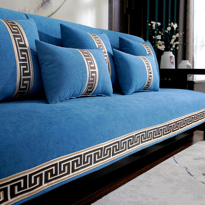 Nouveaux coussins de canapé en peluche de style vintage