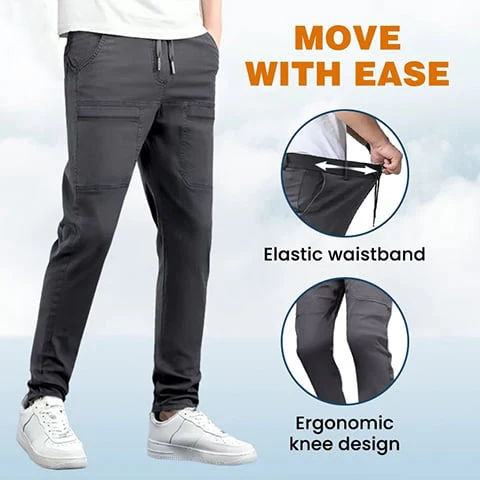 ⏳Réduction limitée de 50%💥🥰 Pantalon cargo résistant avec une grande élasticité et plusieurs poches