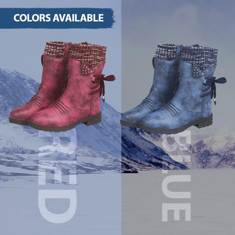 Bottes étanches PREMIUM avec fermeture éclair jusqu'à mi-mollet🥰🥰Soldes de Noël -49% OFF