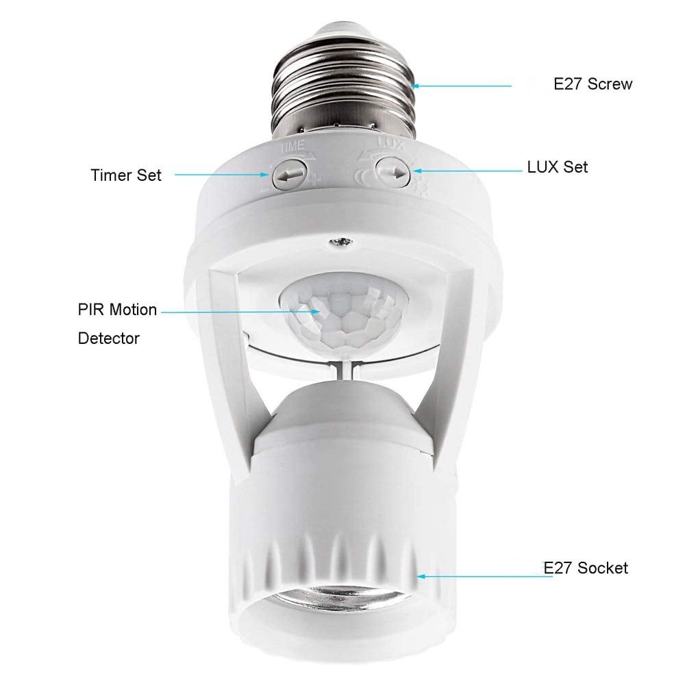 Douille de Lampe E27 à Détection de Mouvement【Achetez 3 Obtenez 2 Gratuit】