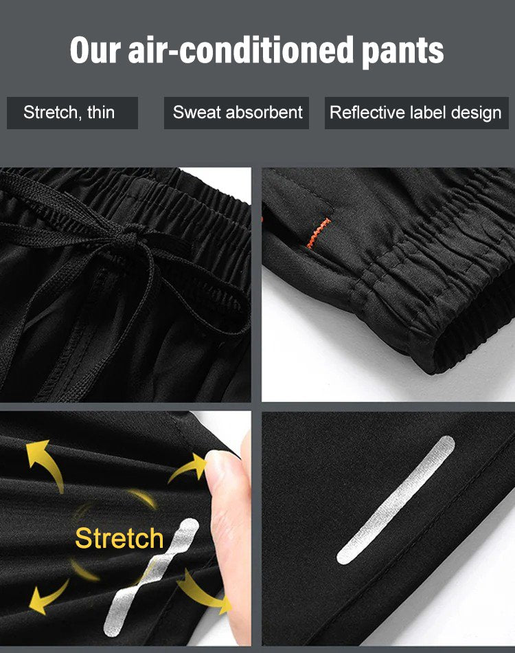 🔥Hot Sale 50% de réduction💝✨Short extensible unisexe en soie glacée à séchage rapide