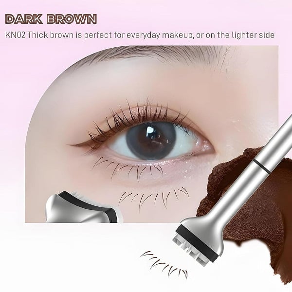 🔥2025 HOT💥NOUVEAU💥Ensemble de tampons pour eye-liner et cils inférieurs 2 en 1